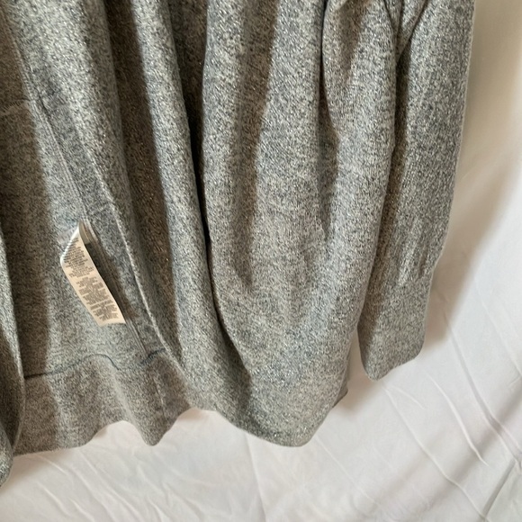 White House Black Market: Silver/Metallic Open Cardigan Sweater- L - Picture 7 of 16